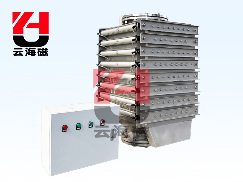 CBM series self-cleaning pipeline magnetic rod iron remover